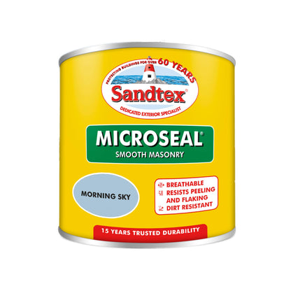 Sandtex 15 Year Weatherproof Exterior Wall Paint - Morning Sky