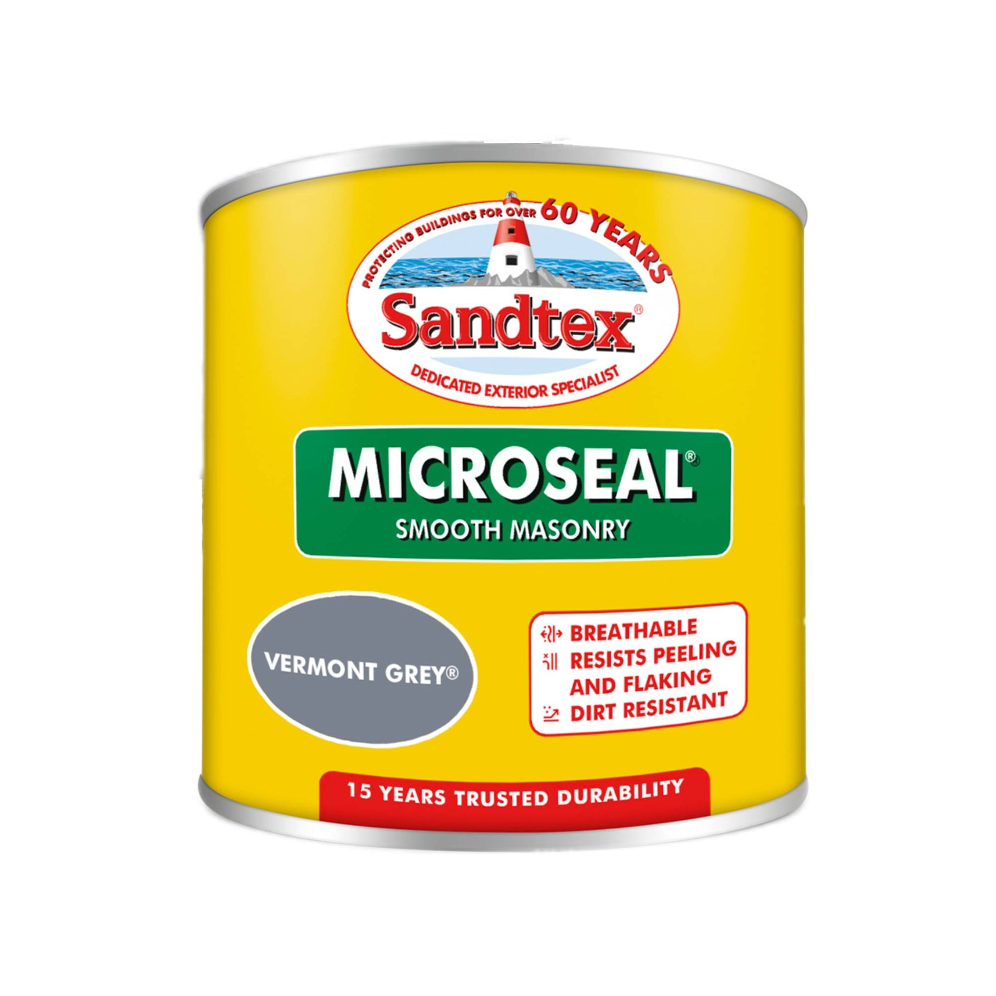 Sandtex 15 Year Weatherproof Exterior Wall Paint - Vermont Grey