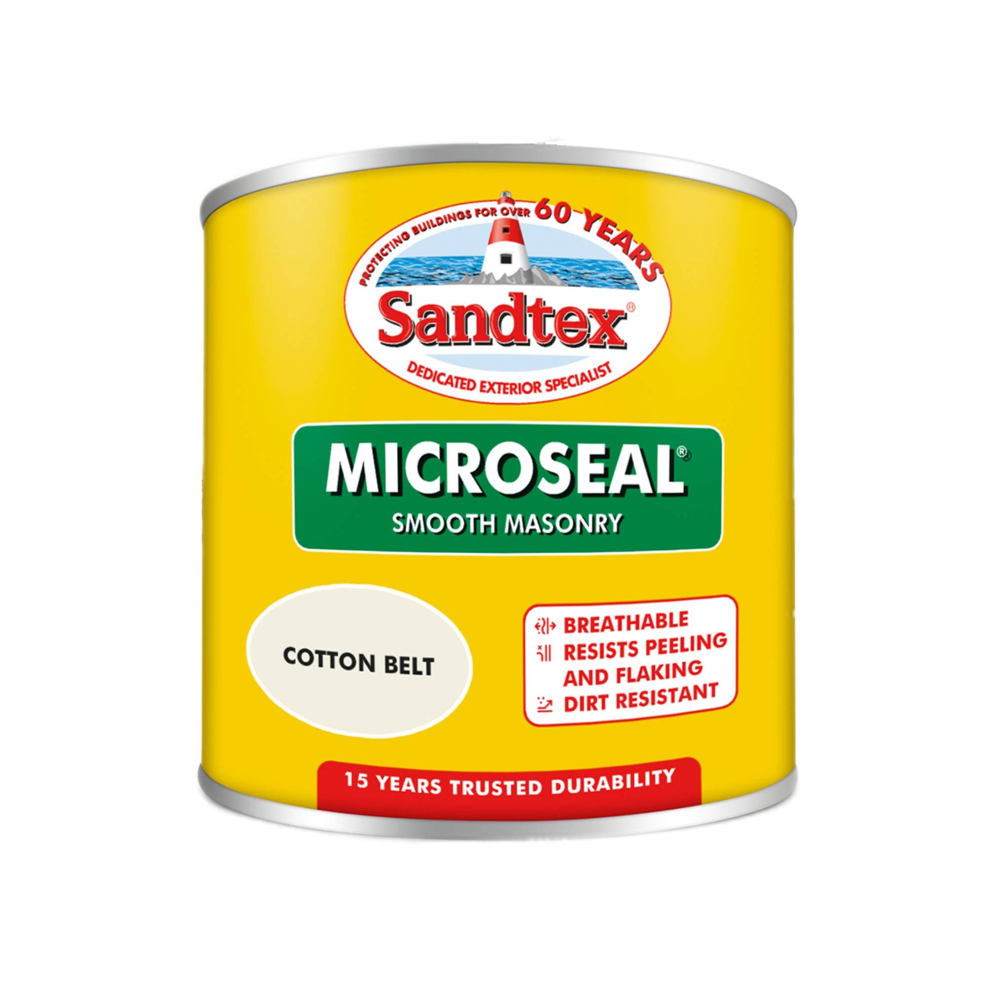 Sandtex 15 Year Weatherproof Exterior Wall Paint - Cotton Belt