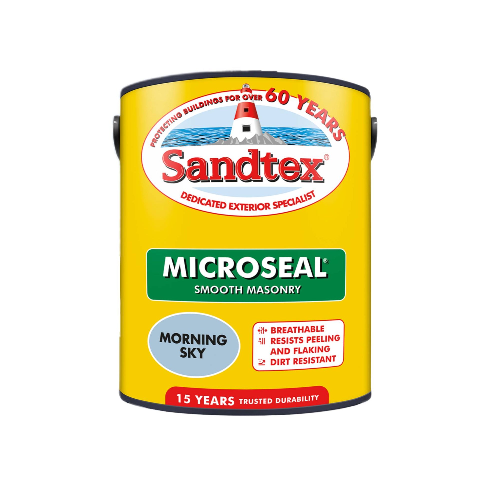 Sandtex 15 Year Weatherproof Exterior Wall Paint - Morning Sky