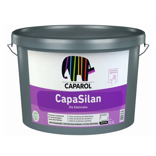 Caparol CapaSilan Breathable Mineral Paint Matt 5 Litre White