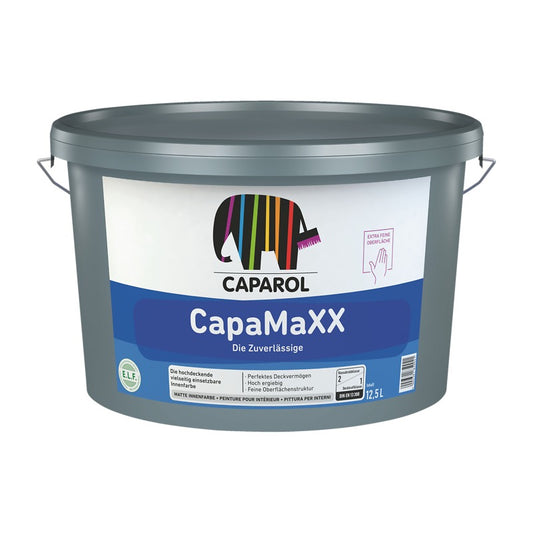 Caparol CapaMaxx High Opacity Durable Matt 12.5 Litre, White