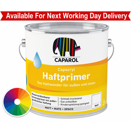 Caparol Haftprimer High Opacity Adhesion Primer Tinted Colour 750ml/2.5 Litre