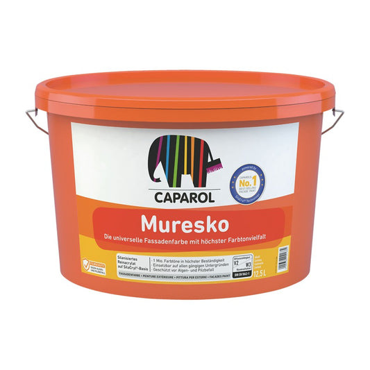 Caparol Muresko High Performance SilaCryl Masonry Paint 5L Tinted Colours