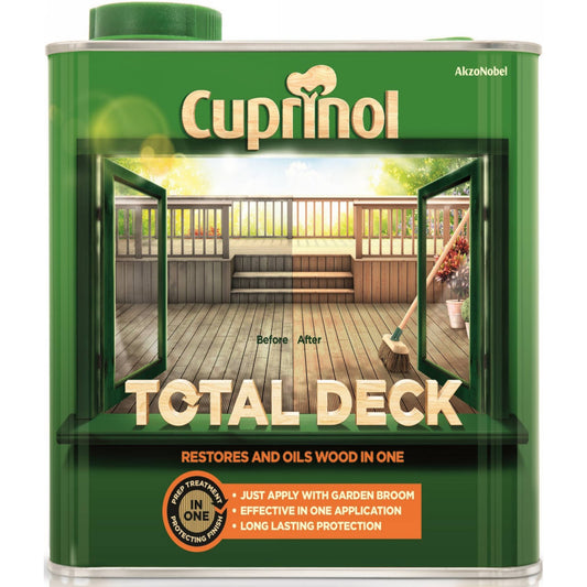 Cuprinol Total Deck Clear, 2.5 Litre