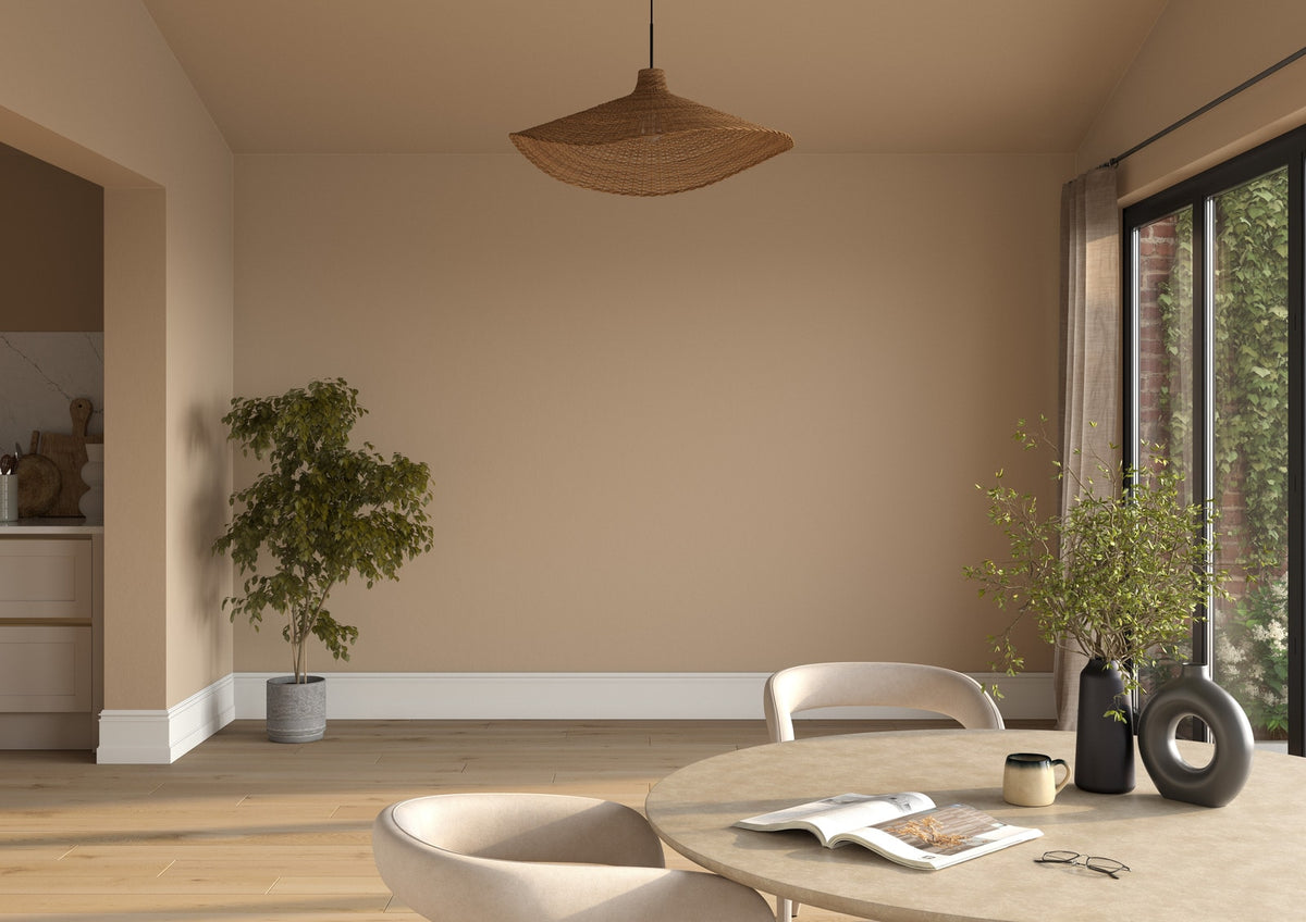 Dulux Heritage Dark Stone on the walls of a room setting