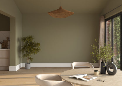 Dulux Heritage DH Drab on the walls of a room setting
