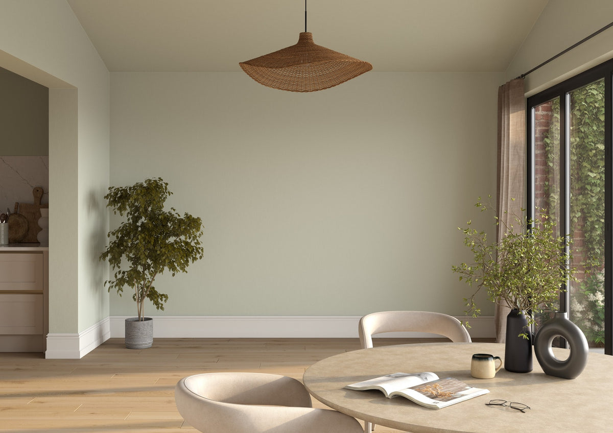 Dulux Heritage DH Pearl Colour on the walls of a room setting