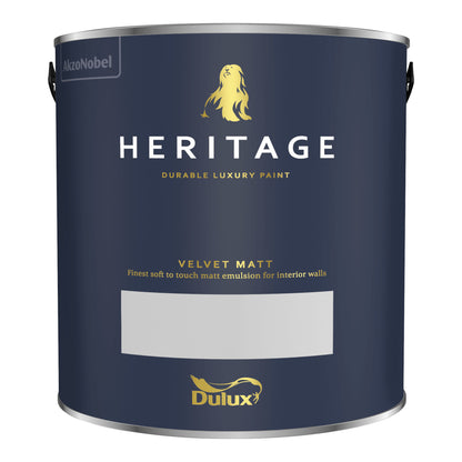 Dulux Heritage Velvet Matt luxury washable matt emulsion tin