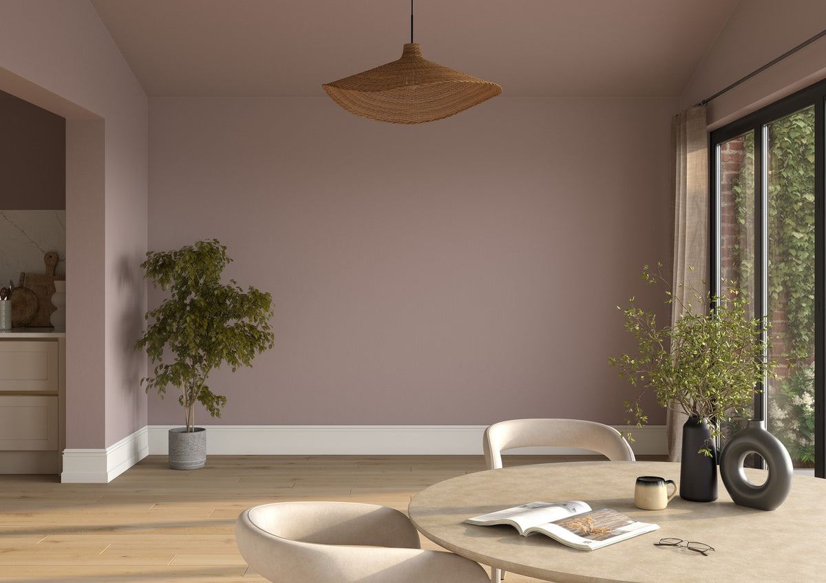 Dulux Heritage Dusted Heather on the walls of a room setting