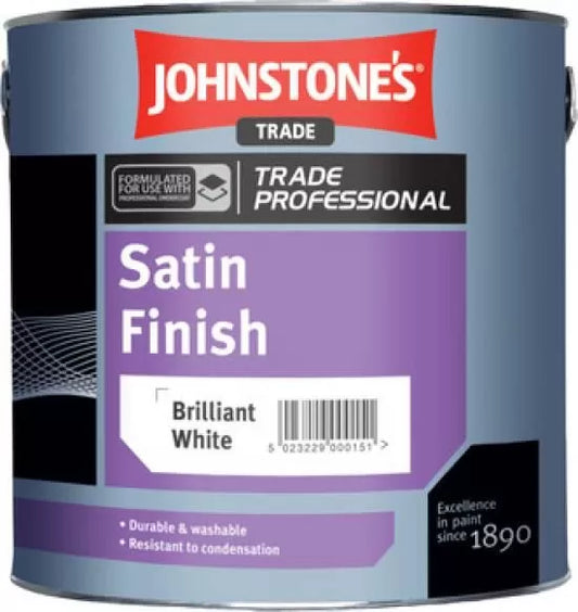 Johnstones Trade Satin Finish Brilliant White