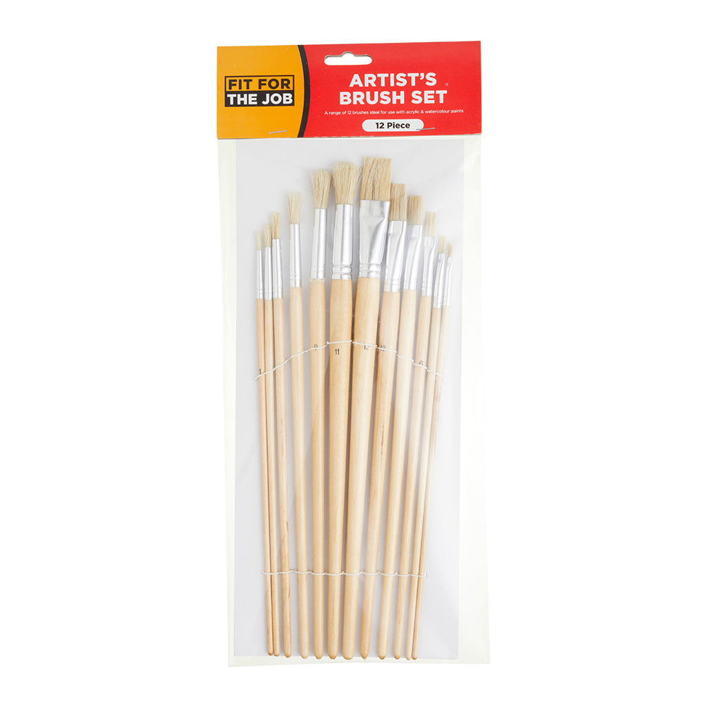 Rodo Artist Fitch Brush Set 12 Pack