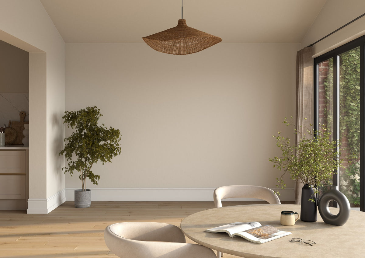 Dulux Heritage Flax Seed on the walls of a room setting
