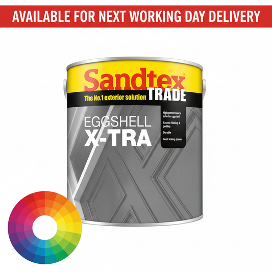 Sandtex Trade X-Tra Eggshell Paint - Tinted Colours