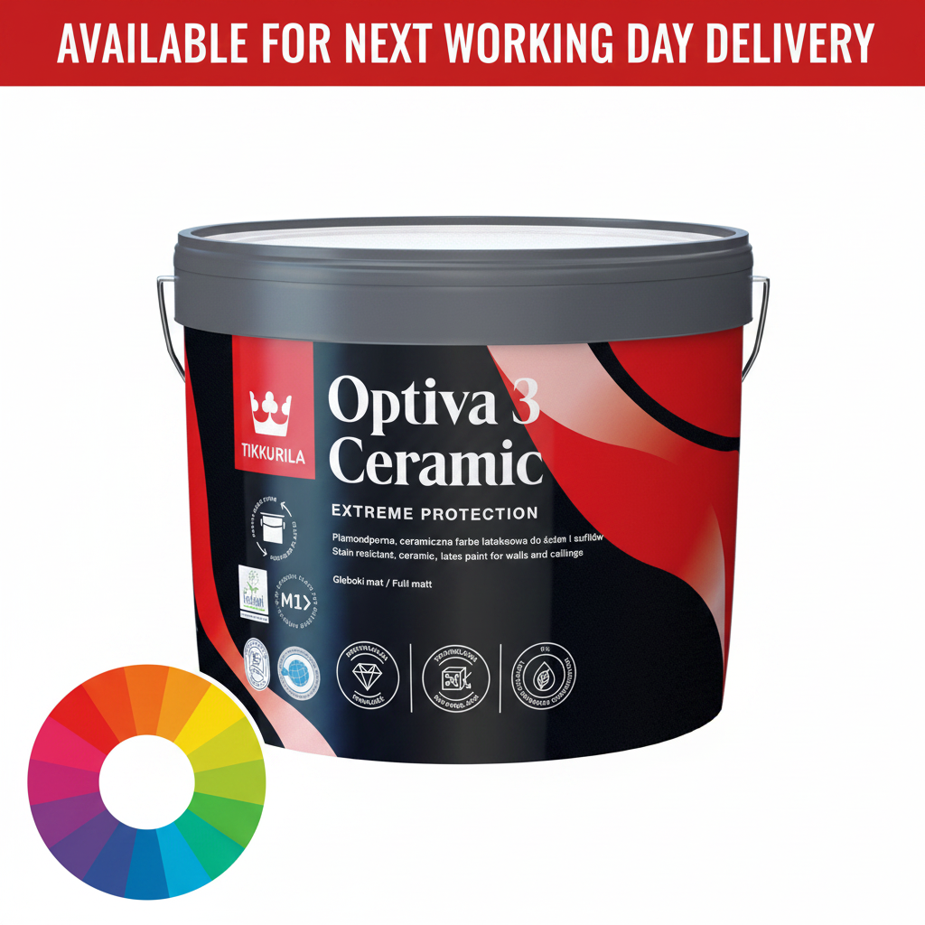 Tikkurila Optiva 3 Ceramic Super Flat Matt - Tinted Colour