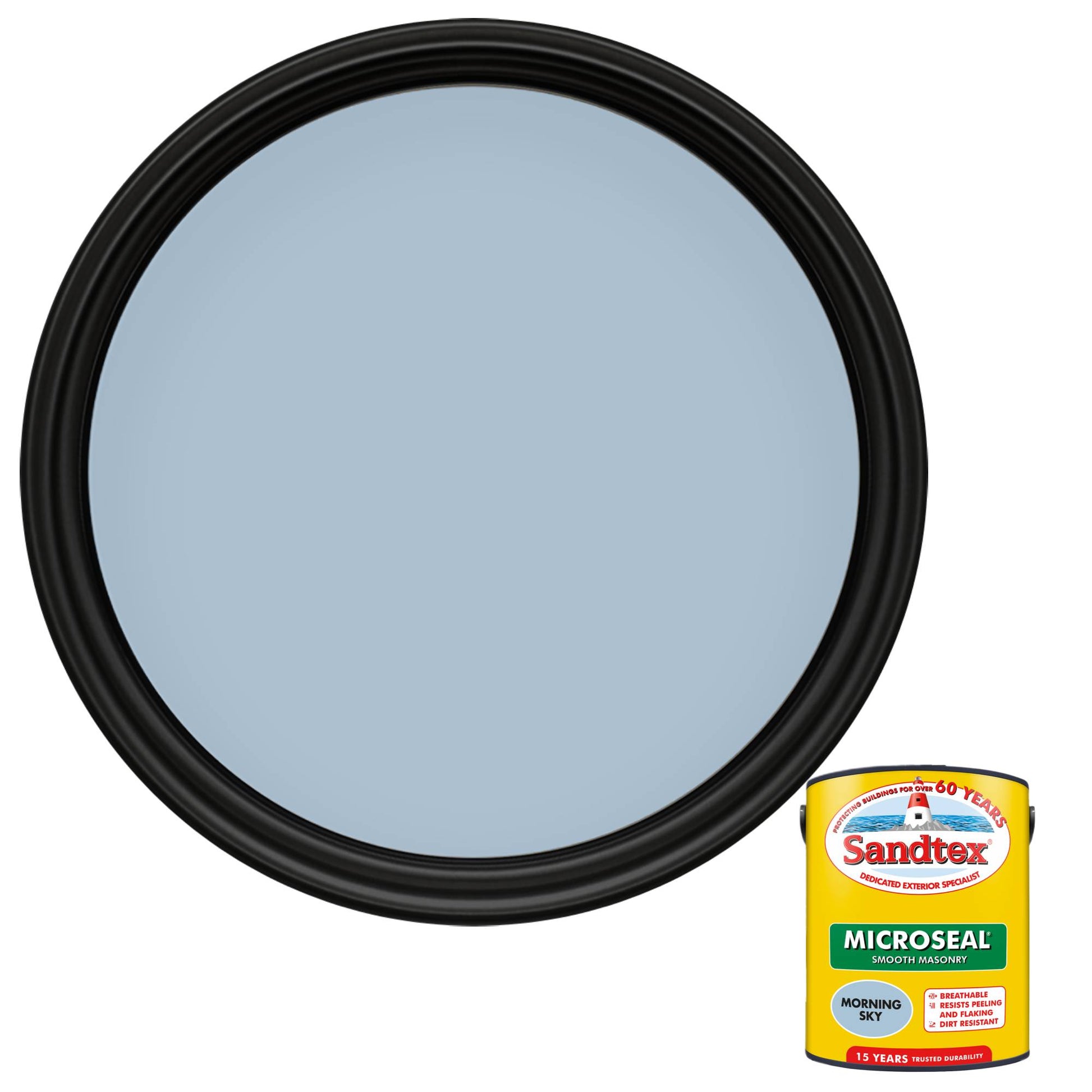 Sandtex 15 Year Weatherproof Exterior Wall Paint - Morning Sky