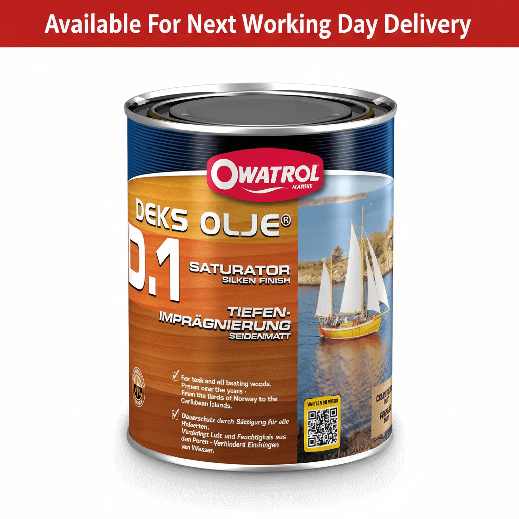 Owatrol Deks Olje D1 Saturating Wood Oil with Clear Matt Finish