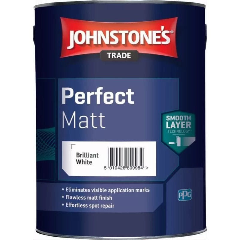 Johnstones Trade Perfect Matt Brilliant White 2.5L
