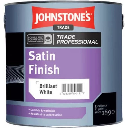 Johnstones Trade Satin Finish Brilliant White