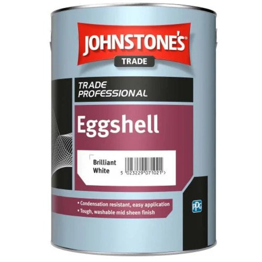 Johnstones Trade Eggshell, Brilliant White