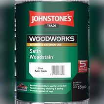 Johnstones Trade Satin Woodstain 2.5 Litre, All Colours Oil Based