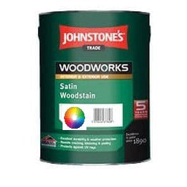 Johnstones Trade Satin Woodstain 750ml, All Colours Oil Based