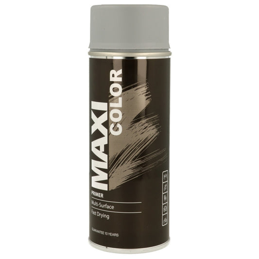 Maxi Multi-Surface Primer Grey - 400 ml Aerosol Spray Paint