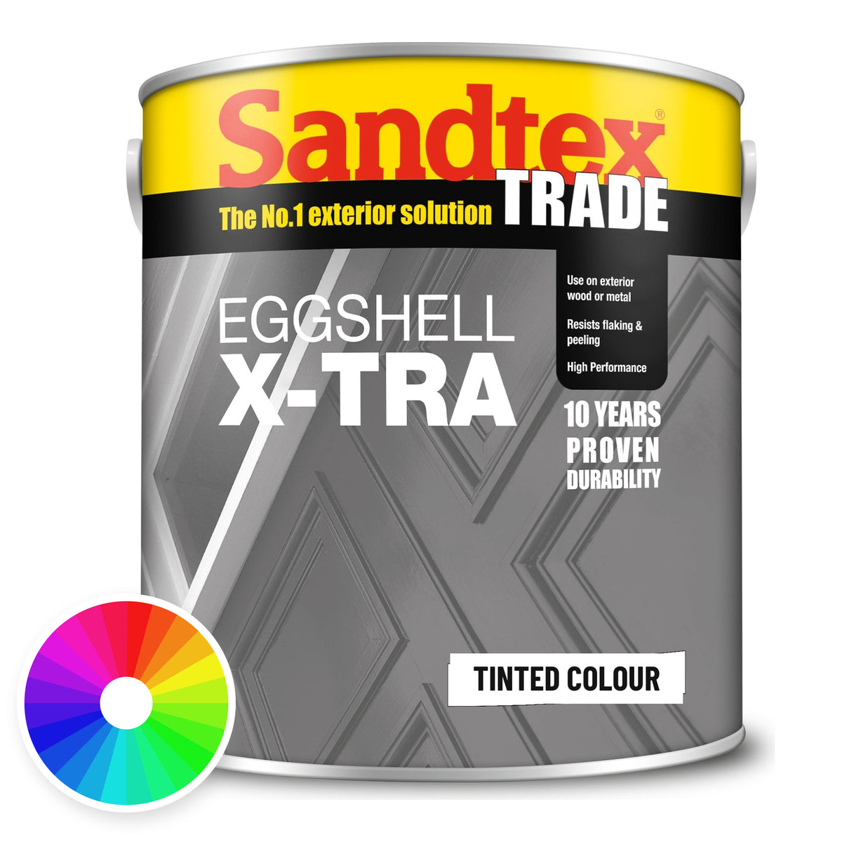Sandtex Trade X-Tra Eggshell, Tinted Colours, colour wheel