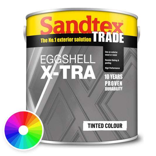 Sandtex Trade X-Tra Eggshell, Tinted Colours, colour wheel
