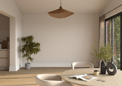 Dulux Heritage Pale Nutmeg on the walls of a room setting