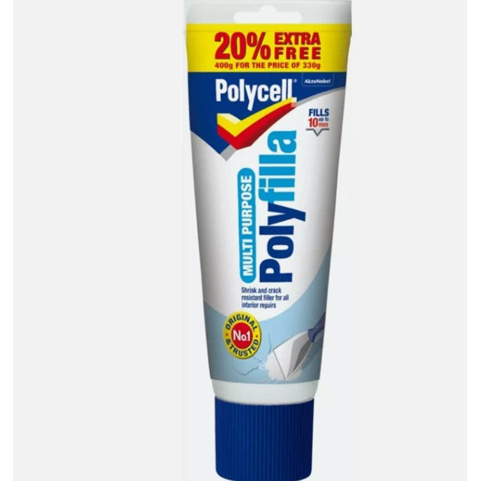 Polycell Multi Purpose Polyfilla Polyfiller Ready Mixed 20% extra
