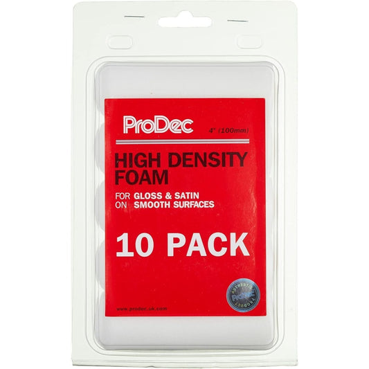 ProDec Foam Gloss Mini Roller Sleeves 4" Pack of 10