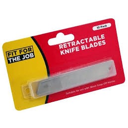 Pack of 10 18mm Snap Off Knife Blades