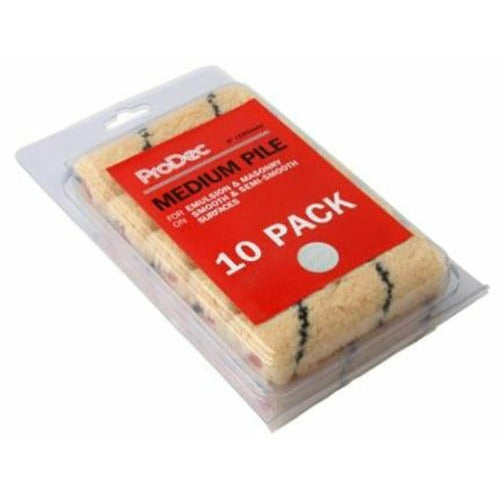 ProDec Tiger Stripe Mini Roller Sleeves Medium Pile 4" Pack of 10