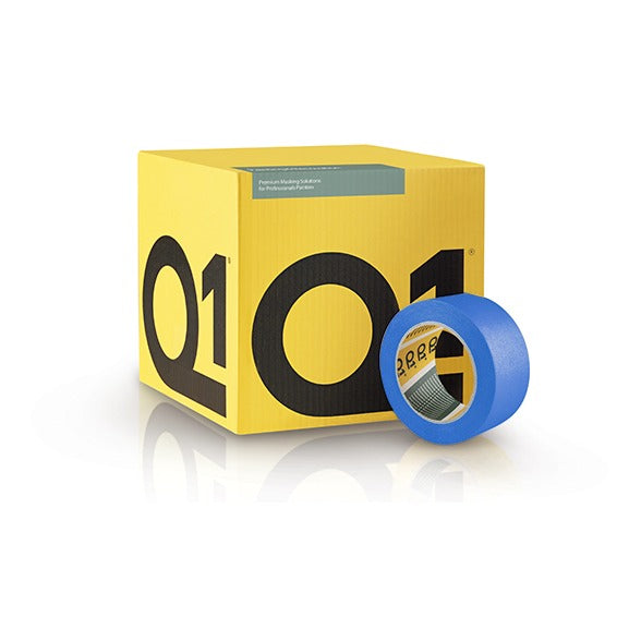 Q1 Blue Painters Tape Box Of 24 Rolls 36mm