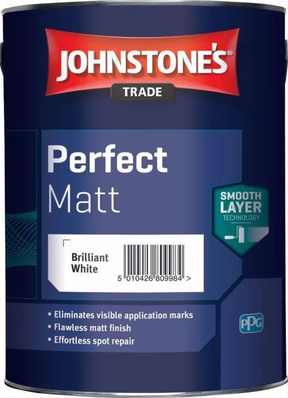 Johnstones Trade Perfect Matt Brilliant White 5L
