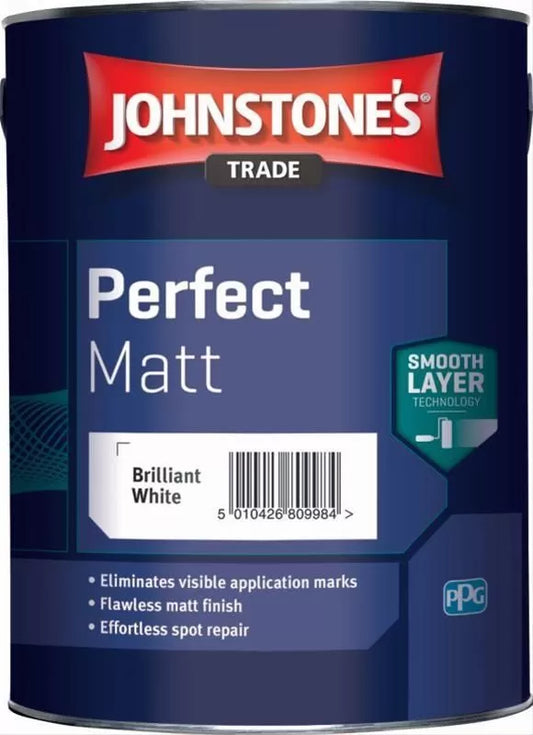 Johnstones Trade Perfect Matt Brilliant White 5L