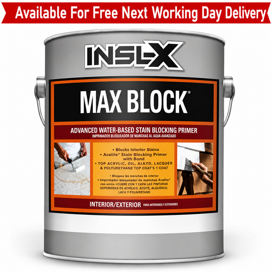 Benjamin Moore Max Block Stain Blocking Primer White Insl-X Gallon (3.79L)