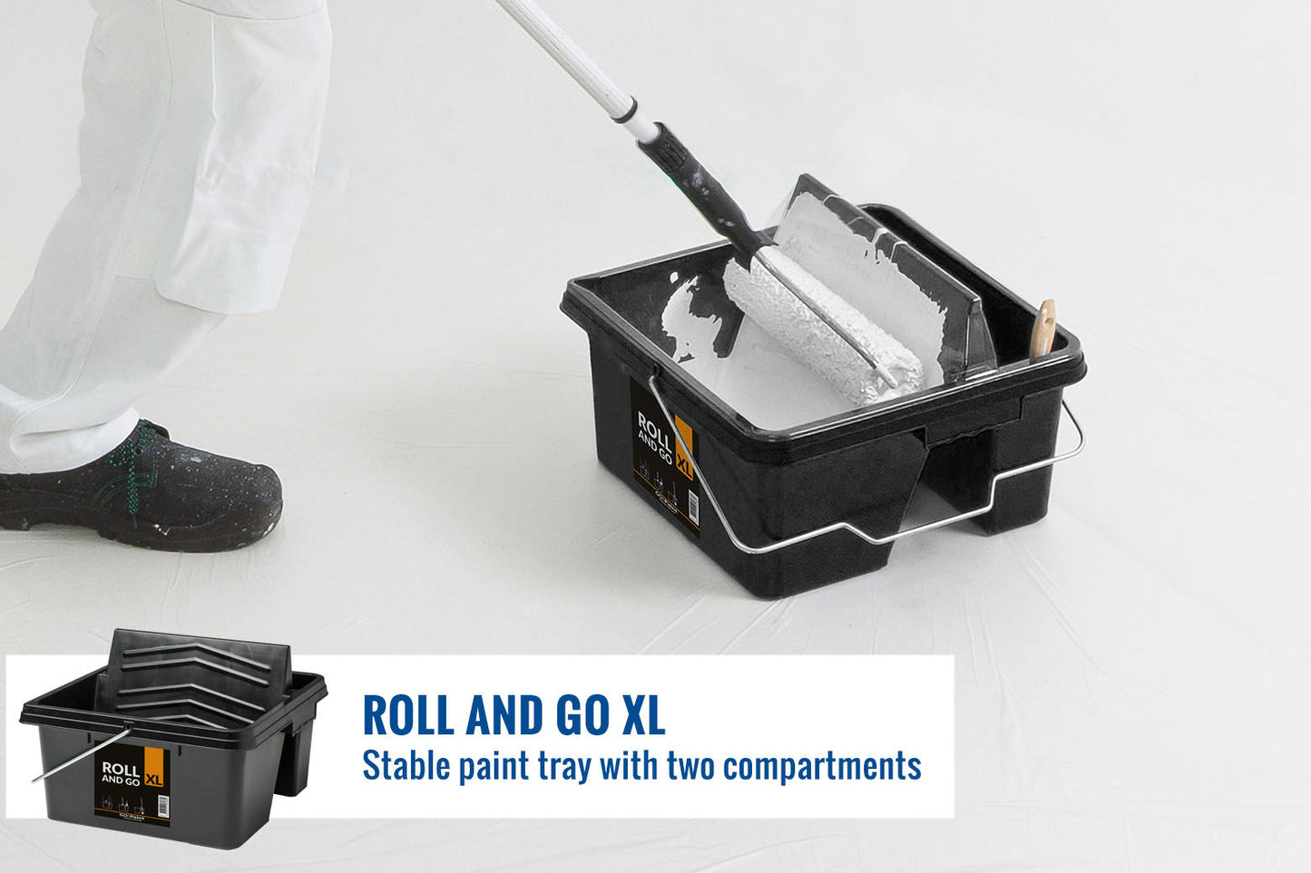 Go Paint Roll and Go XL Paint Bucket Scuttle Liners 5 Pack