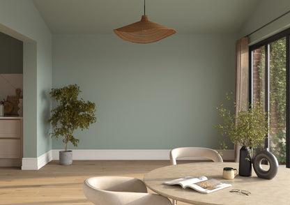 Dulux Heritage Rosemary Leaf on the walls of a room setting