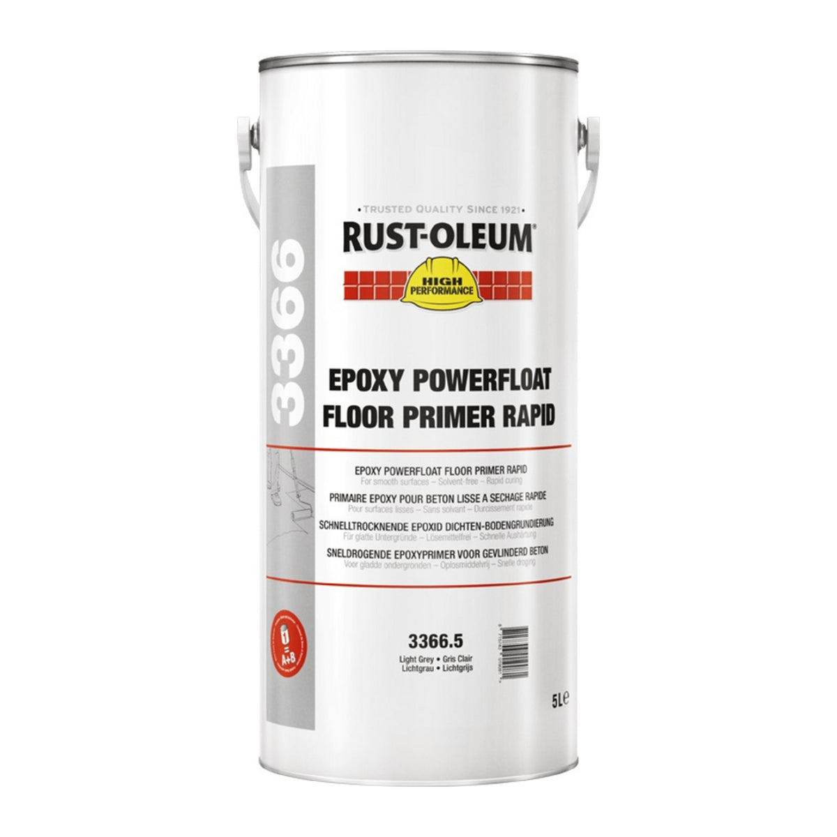 Rust-Oleum 3366 Epoxy Powerfloat Floor Primer Rapid 5 litre pack