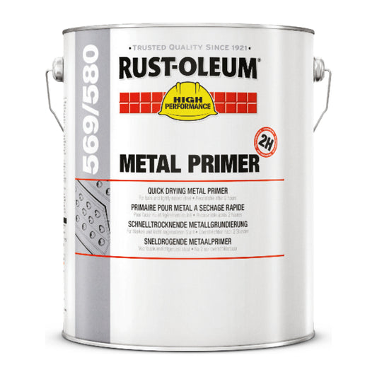 Rust-Oleum 569/580 Quick Drying Metal Primer 5 litre tin