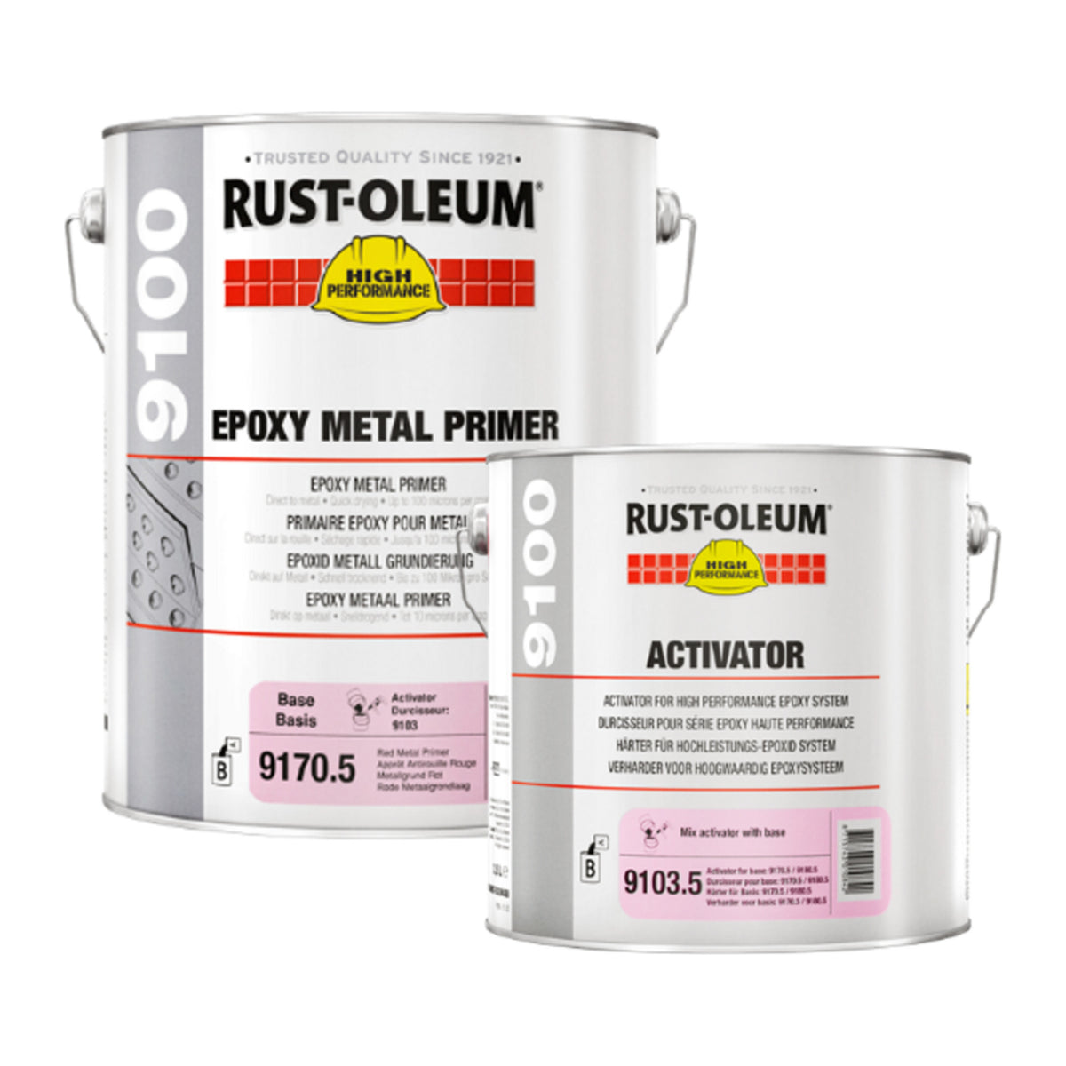 Rust-Oleum 9170/9180 Epoxy Metal Primer base with 9103 activator