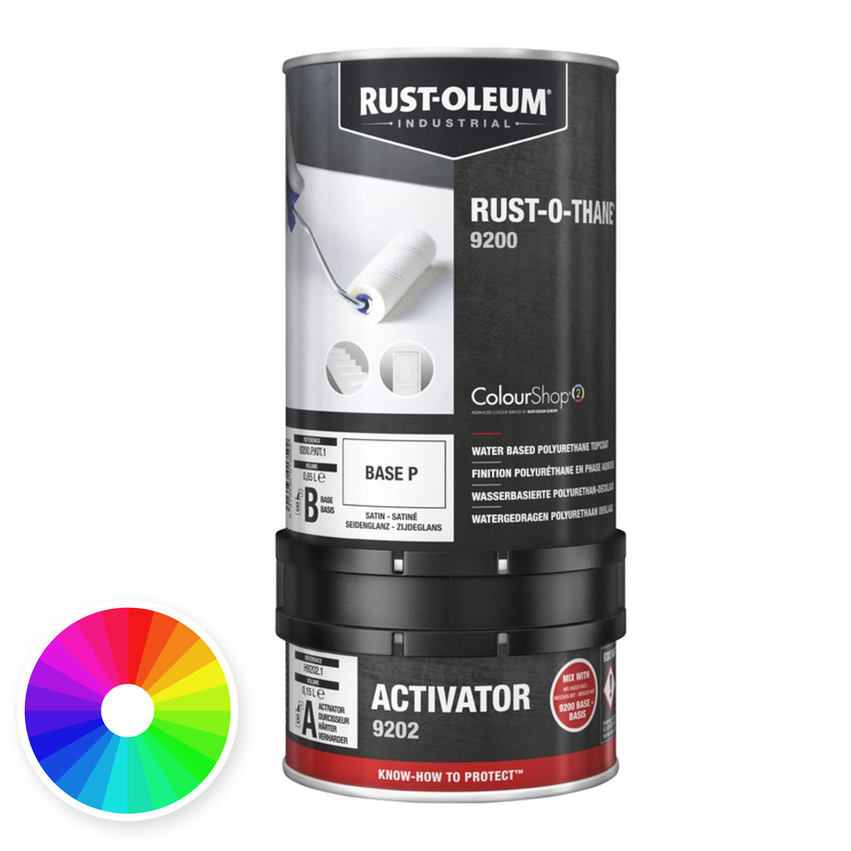 Rust-Oleum 9200 Rust-O-Thane with colour wheel – tinted to your chosen colour
