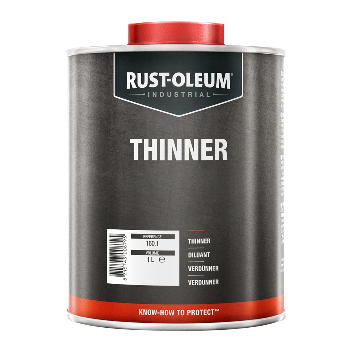 Rust-Oleum Industrial thinner tin