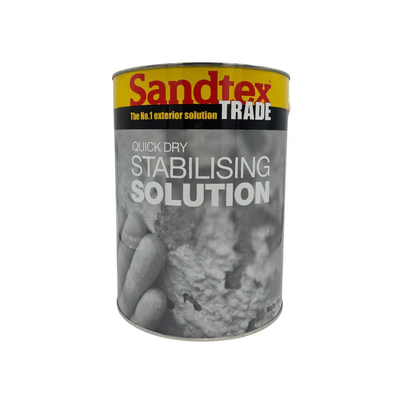 Sandtex Trade Quick Dry WB Stabilising Solution, Clear, 5 Litre