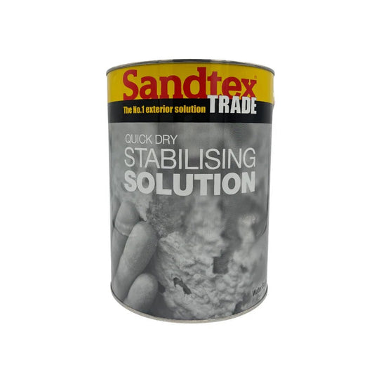 Sandtex Trade Quick Dry WB Stabilising Solution, Clear, 5 Litre