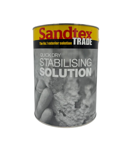 Sandtex Trade Quick Dry WB Stabilising Solution - Clear - 5 Litre