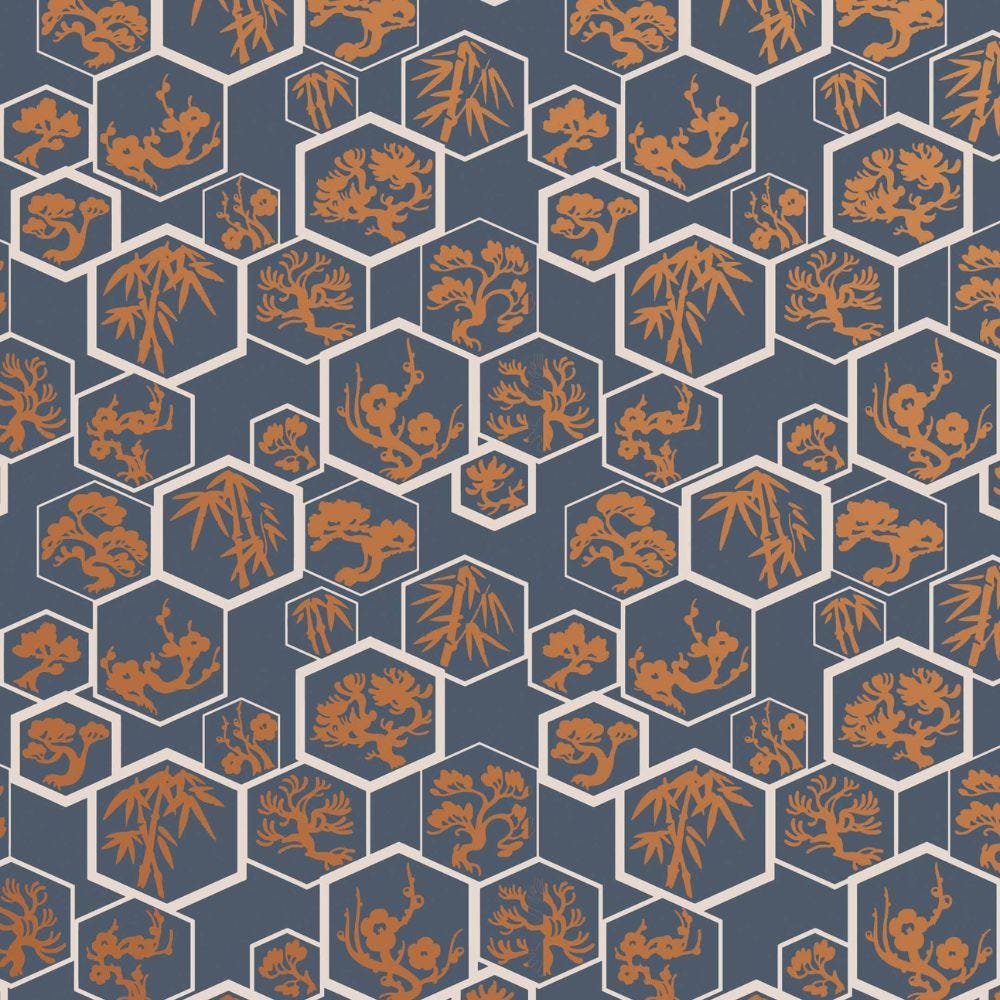 Farrow & Ball Shouchikubai wallpaper 4504 swatch