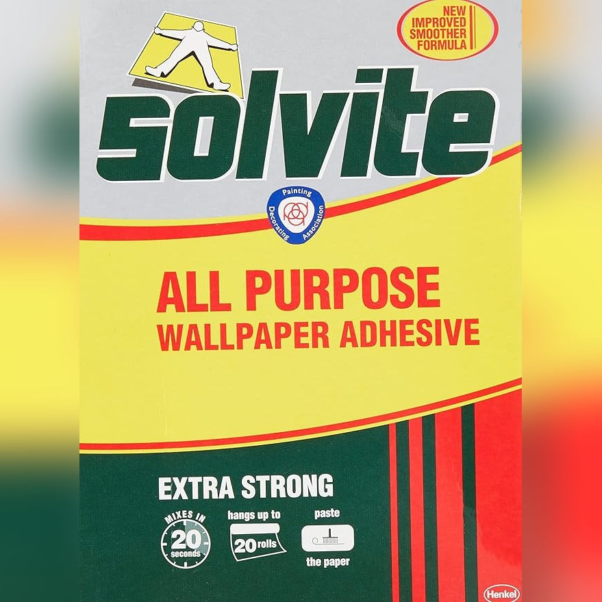 Solvite All Purpose Wallpaper Adhesive with Long-Lasting Results